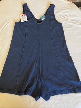 Women's Navy Romper